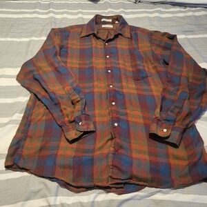 Dior Men's Multicolor Plaid Button-Down Shirt